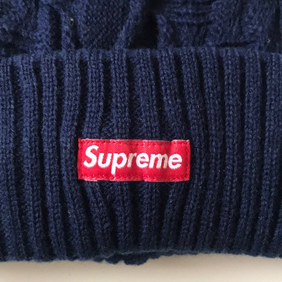 Supreme Cosby Beanie - Navy - Picture 3 of 4
